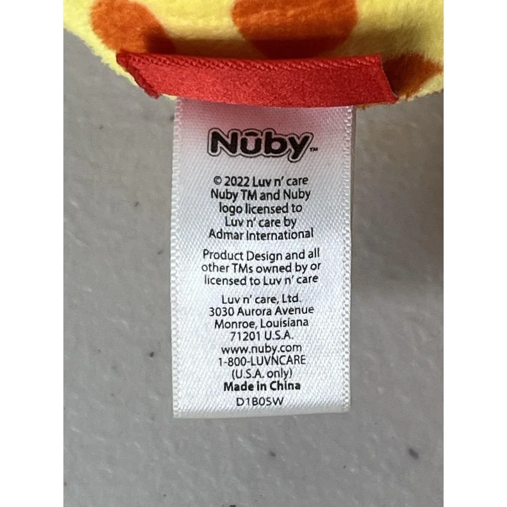 Baby Toy NUBY Giraffe‎ Teething Toy With Rings